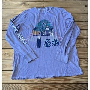 Spirited Away Long Sleeve Graphic T Shirt Size Large Men’s Purple